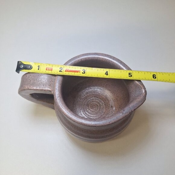 Small Pitcher Bird Pottery CL 74 Blue Vintage Artist Home Decor Country Cottage - Picture 8 of 9